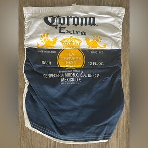 Corona Beer Brand Women’s Tube Top medium Navy and White